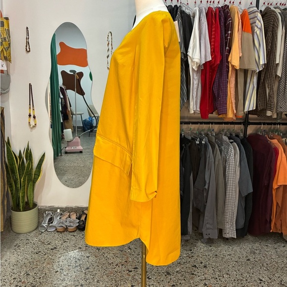 COS Yellow Long Sleeve Dress - Picture 3 of 5